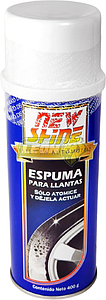 ESPUMA LIMPIA Y PROTEGE LLANTAS AEROSOL (P-LNTBP15) NEW SHINE 400 gr.