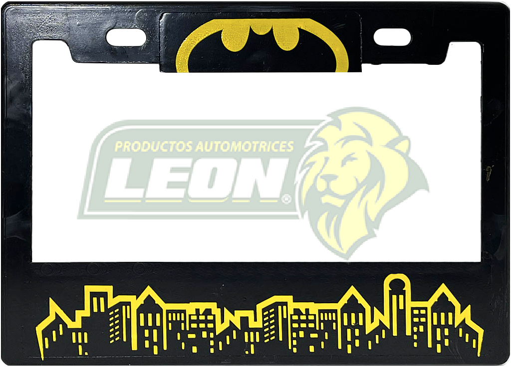 PORTAPLACA CHICA 22x15.5 cm.P/MOTO STICKER BATMAN (X PIEZA)