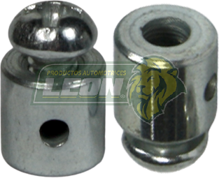 AHORCADOR CHICOTE DE ACELERADOR 1.8 mm, CUERPO 8 mm, L: 8 mm, (TORN +) GALVANIZADO (BOLSA c/10 pz.)