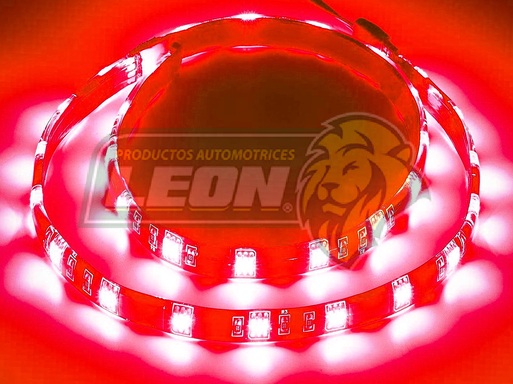 TIRA FLEXIBLE C/60 LEDS ROJOS 120 cm