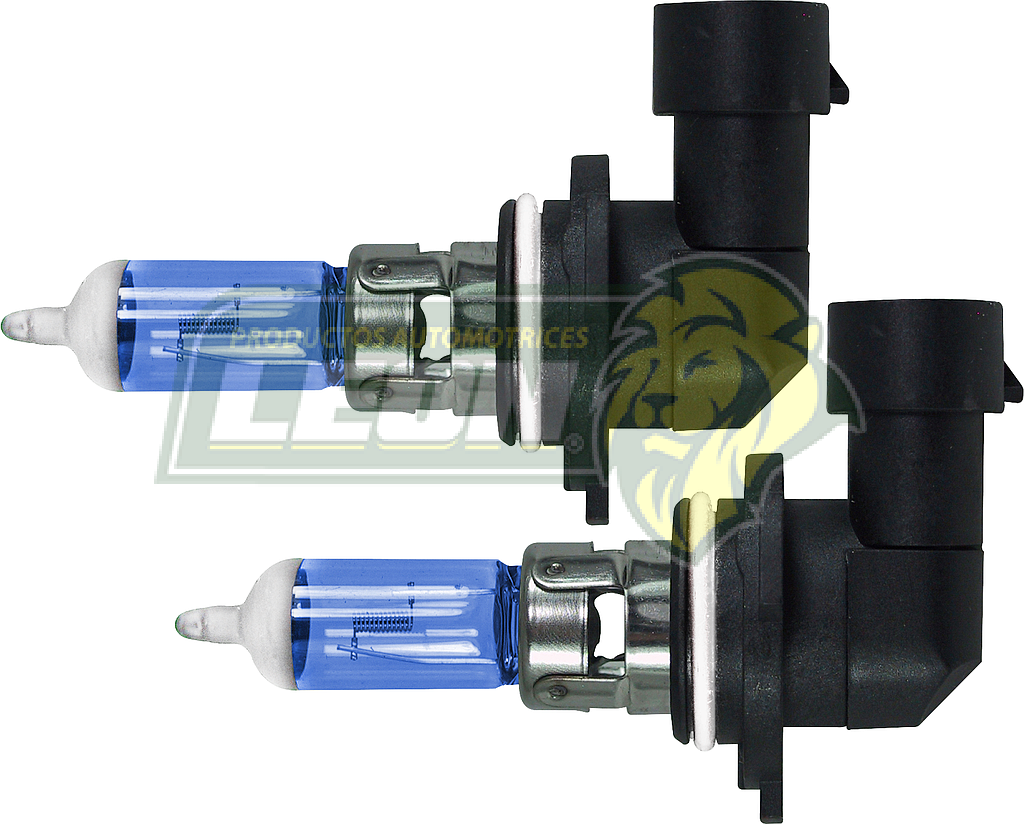 FOCO TIPO XENON 9006 55W 12V P22d AZUL OSCURO (ESTUCHE JGO. c/2 pz.) HELLA
