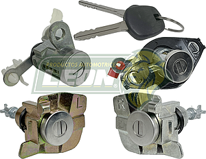 CHAPAS PARA TOYOTA HIACE 05-10 (46171509) (JGO. c/4 CHAPAS Y 2 LLAVES) 