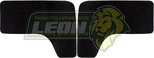 TAPAS P/PUERTAS LATERALES VW COMBI VINIL NEGRO (JGO. 2 pz.)