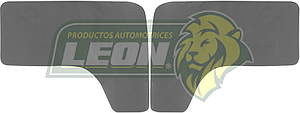 TAPAS P/PUERTAS LATERALES VW COMBI VINIL GRIS (JGO. 2 pz.)