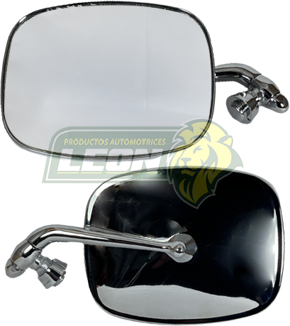 ESPEJO VW COMBI (L) BRAZO METALICO Y CONCHA DE ZAMAK ABATIBLE ORIGINAL 73-88 CROMADO