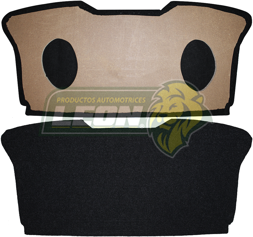 TAPA TRASERA P/BOCINAS VW POINTER ALFOMBRA NEGRA