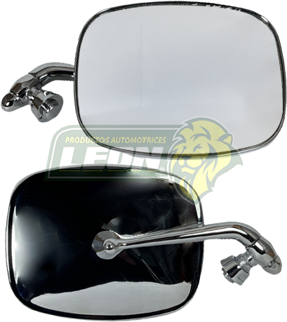 ESPEJO VW COMBI (R) BRAZO METALICO Y CONCHA DE ZAMAK ABATIBLE ORIGINAL 73-88 CROMADO