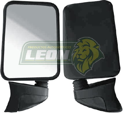 ESPEJO LATERAL (L) VW COMBI T2A 1.8, 2.0L 99-03 NEGRO LUNA BLANCA, FIJO ECO. (2223) (PRECIO X pza.)
