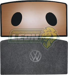 TAPA TRASERA P/BOCINAS VW GOLF A4 ALFOMBRA GRIS