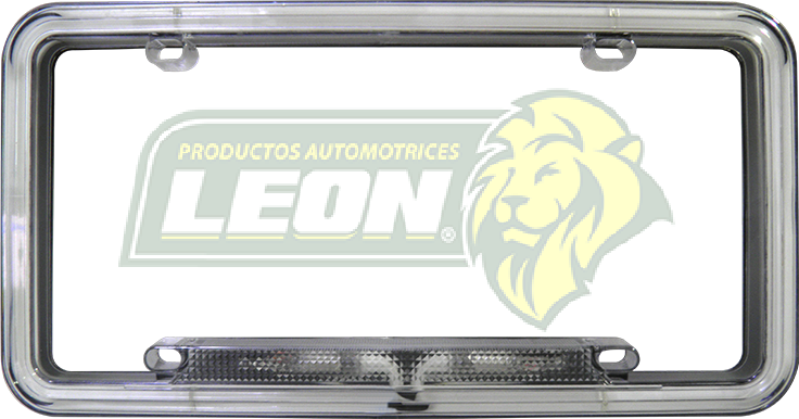 PORTAPLACA 12V LUZ NEON BLANCA TUNIX (X PIEZA)