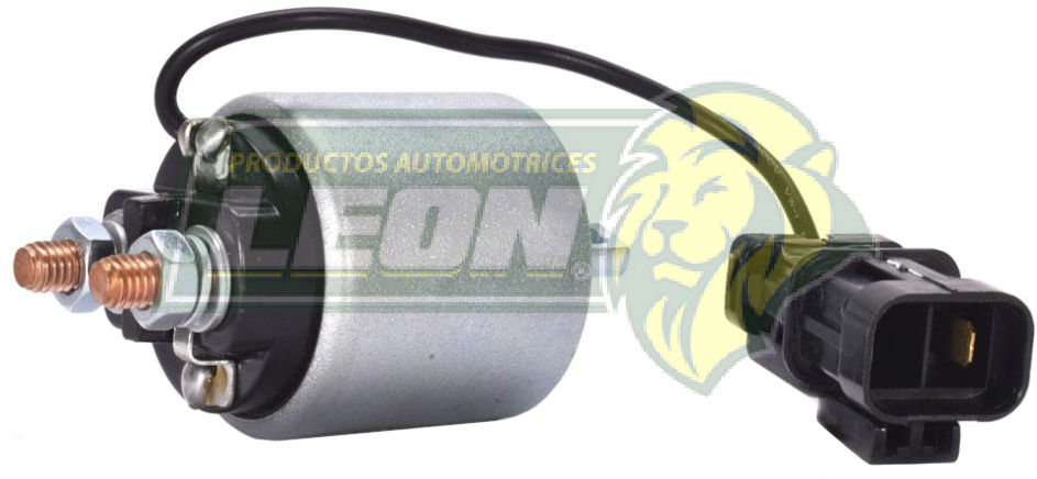 SOLENOIDE MARCHA HITACHI C/CONECTOR NISSAN PK-UP D21 88-94, ICHIVAN 91-94, PK-UP 1995, VAN 87-88 2.4L (ZM713, 11853, 2114-87508, 23343-17C00, 23343-18C02, SNLS625)