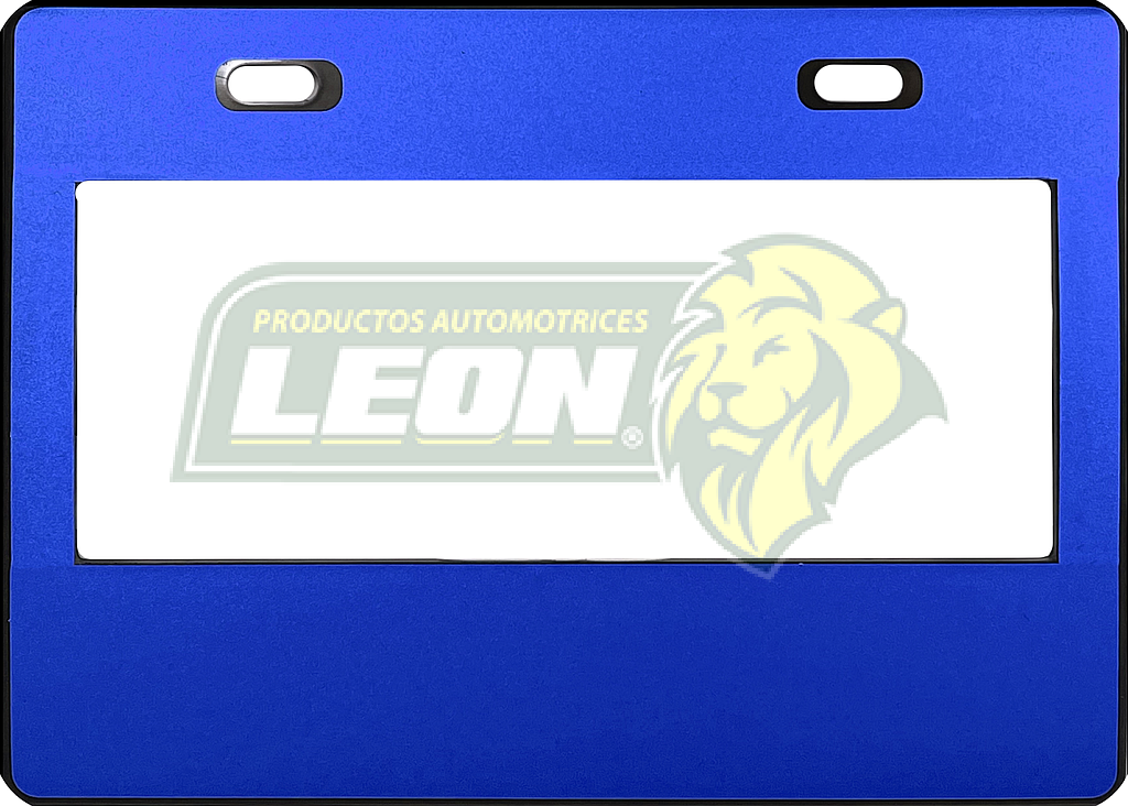 PORTAPLACA CHICA 22x15.5 cm.P/MOTO WRAP LISO AZUL (X PIEZA)