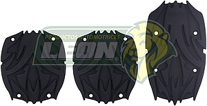 JUEGO DE PEDALES STD. METAL NEGRO