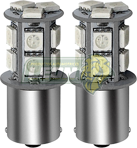FOCO HIPERLED 1176 13 LEDS C/ESTROBO AZUL (JGO. c/2 pz.)