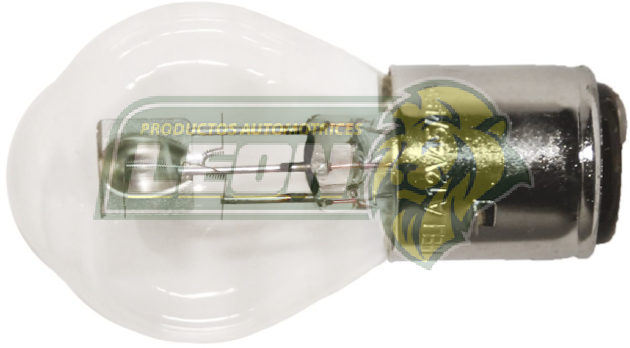 FOCO HALOGENO 12V 60/60W BA20D MOTO VENTO 2 POLOS HELLA