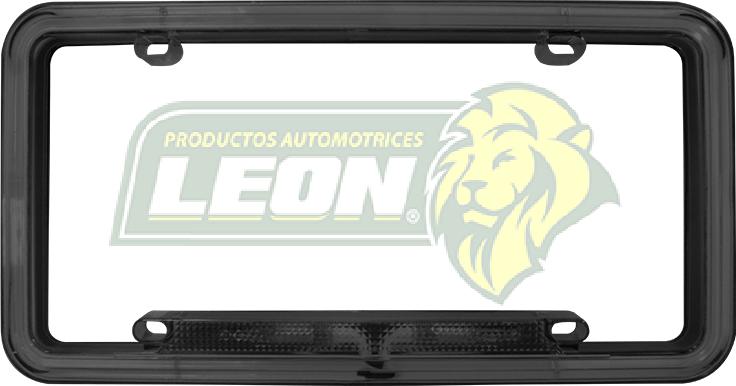 PORTAPLACA 12V LUZ NEON NEGRA TUNIX (X PIEZA)