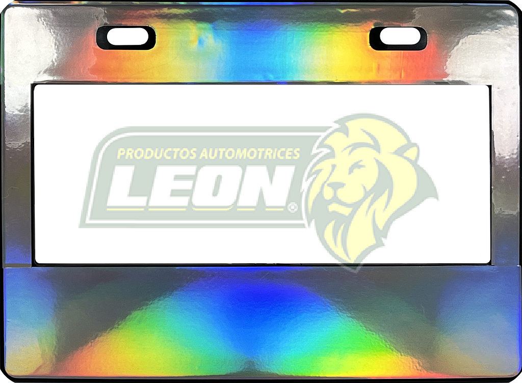 PORTAPLACA CHICA 22x15.5 cm.P/MOTO WRAP LISO TORNASOL (X PIEZA)