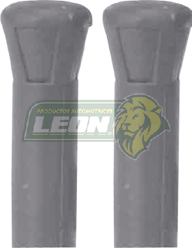 SEGURO o BOTON DE PUERTA DATSUN AUTO Y PICK-UP 70-83 PLASTICO GRIS T/O CABEZA CONICA (JGO. c/2 pz.)