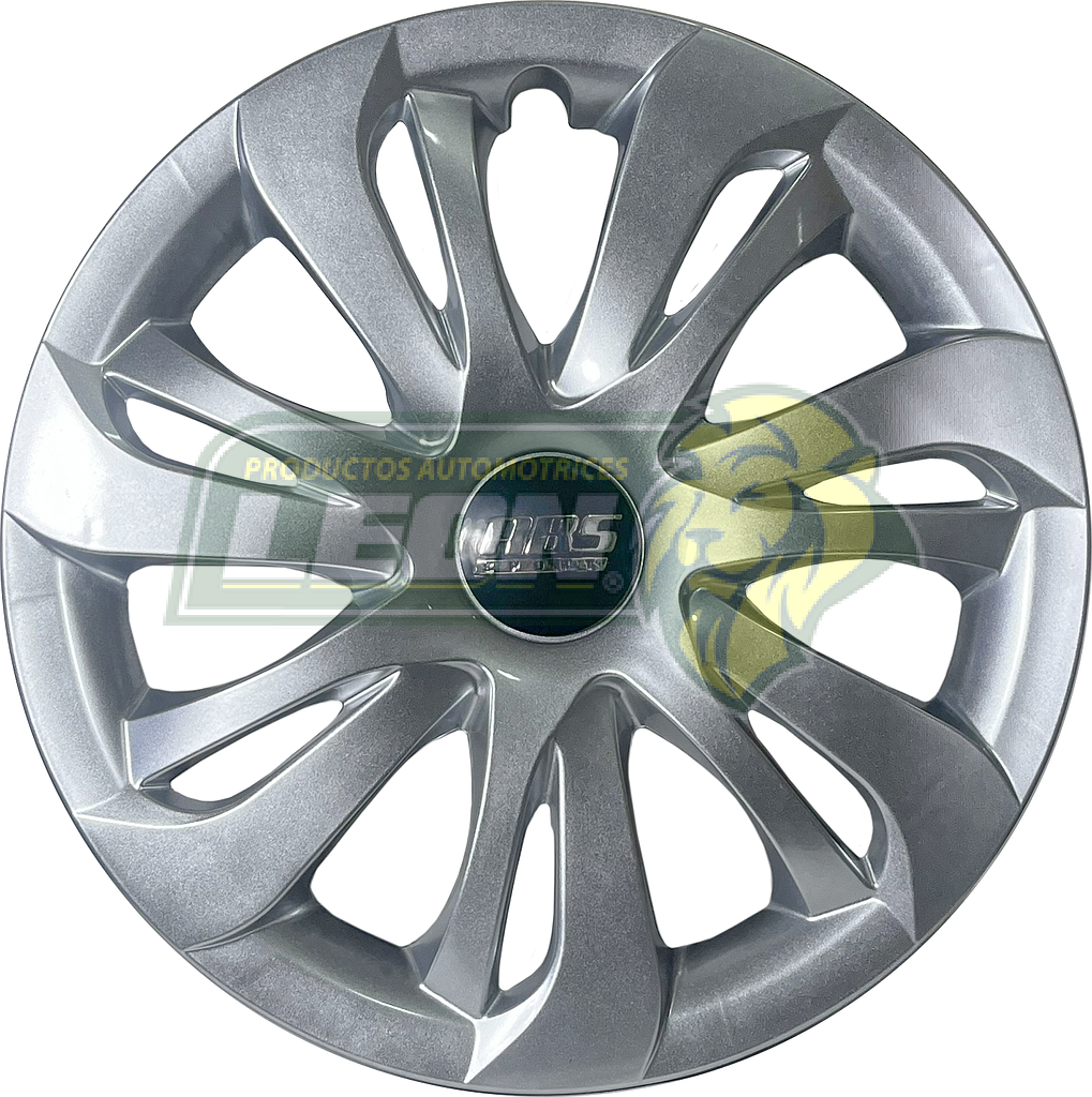 TAPON DE RIN 14" COLOR GRIS MOD. 0081  (JGO. c/4 pz.) ABS