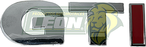 EMBLEMA GTI COLORES VW POINTER, DERBY 2.5x7.8 cm