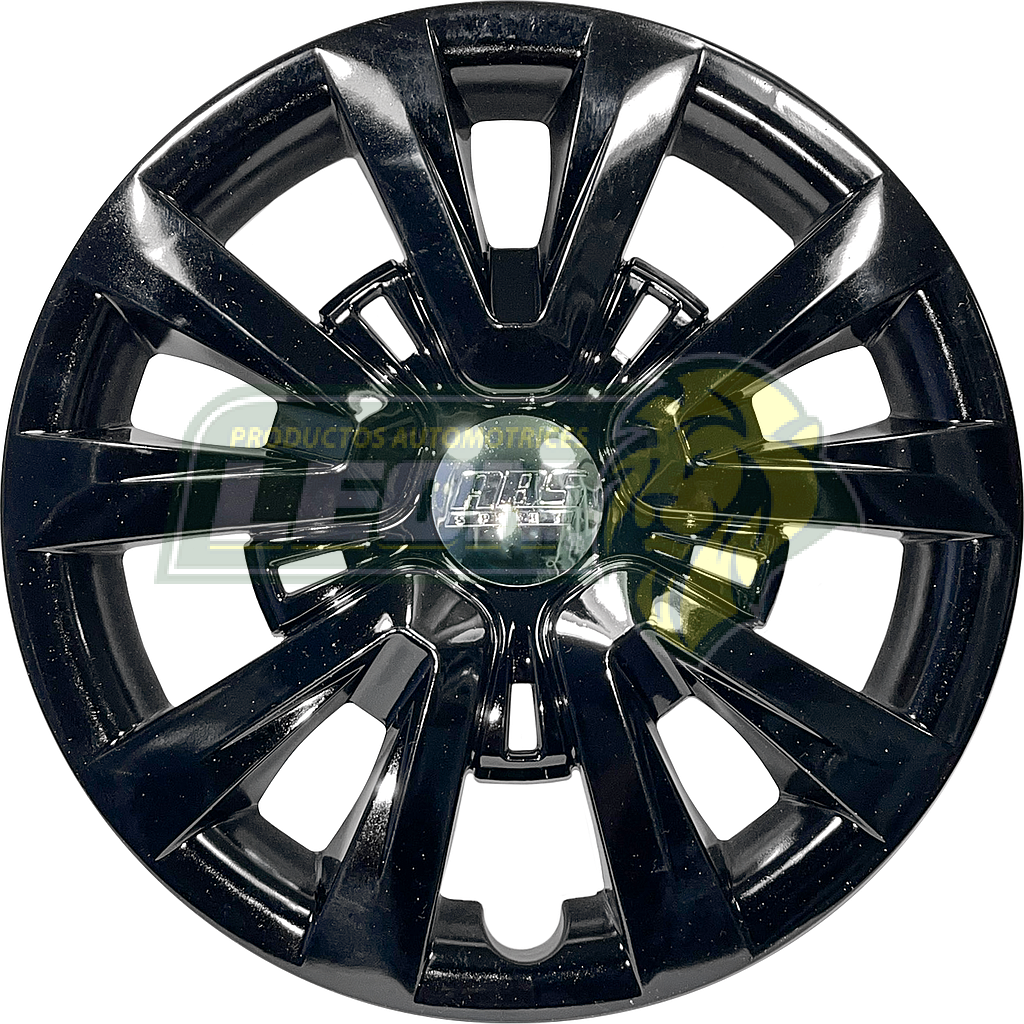 TAPON DE RIN 14” SPORT LINEA ESPECIAL NEGRO MOD. 35  (JGO. c/4 pz.) ABS