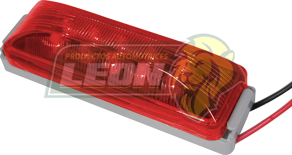 PLAFON ROJO CAJA DE MUERTO 10 LEDS 12V