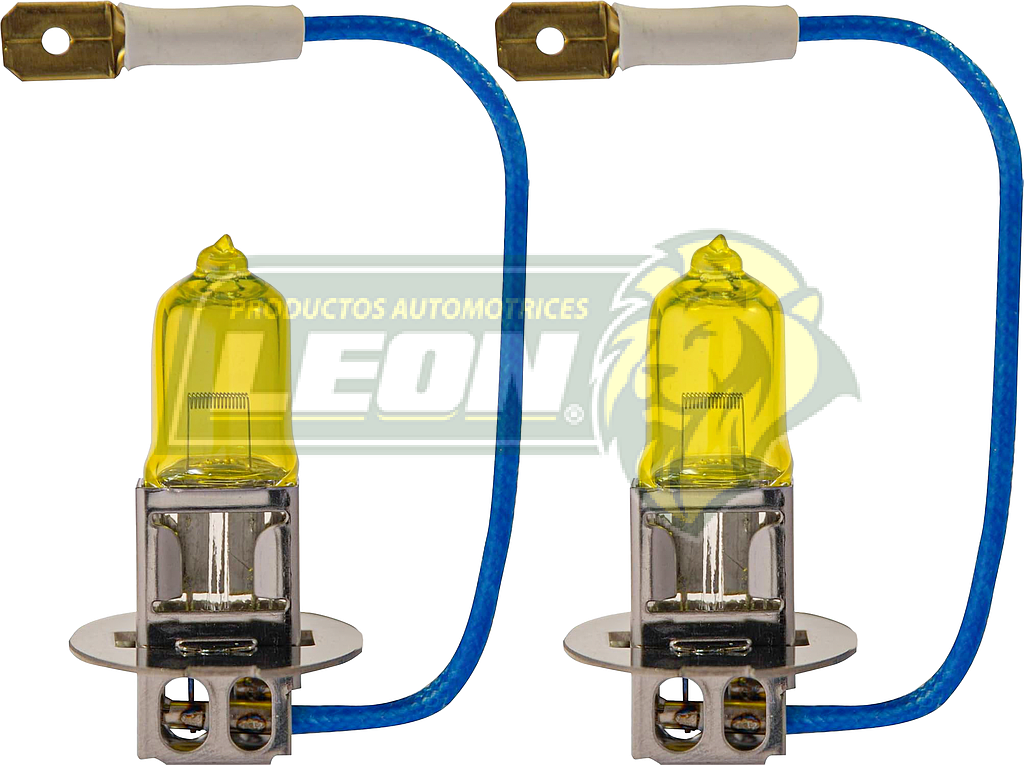 FOCO H3 12V 55W YELLOW LIGHT +50% LUZ