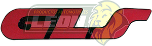 EMBLEMA LATERLA C/ADHESIVO GLS ROJO