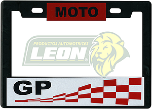 PORTAPLACA CHICA 22x15.5 cm.P/MOTO STICKER MOTO GP (VINIL) (X PIEZA)
