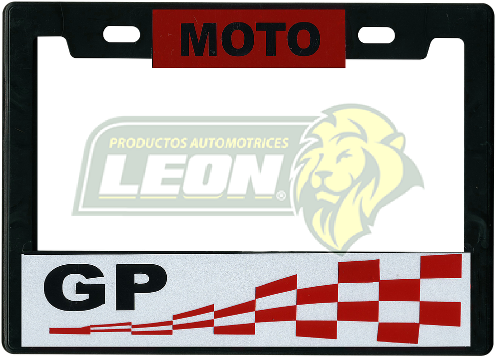 PORTAPLACA CHICA 22x15.5 cm.P/MOTO STICKER MOTO GP (VINIL) (X PIEZA)