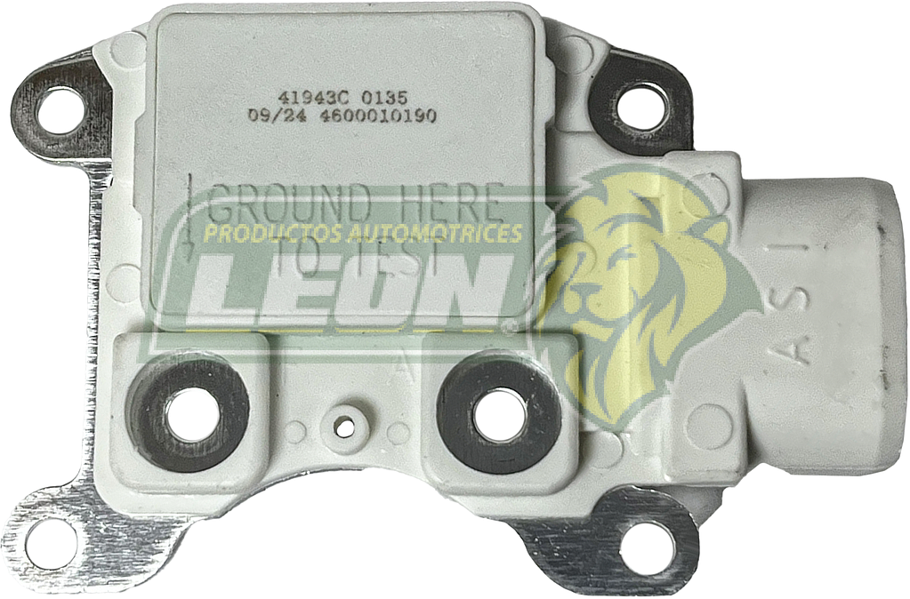 REGULADOR PARA ALTERNADOR 12V FORD ESCORT 4C 2.0L, TAURUS 6C 3.0, 3.8L, WINDSTAR 6C 3.0, 3.8L, MERCURYU SABLE 6C 3.8L, TRACER 4C. 2.0L  3G 3T. (F4ZU-10316-AA, F4ZZ-10316-A, 35-207, F795, 36191) BLANCO