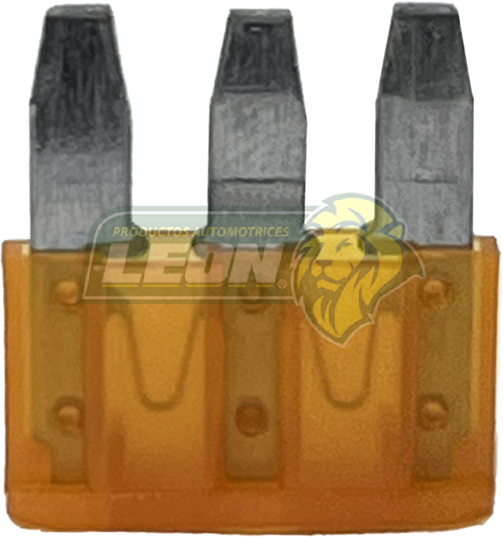 FUSIBLE CLAVIJA MICRO 5 AMP 3 TERMINALES ANARANJADO