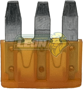 FUSIBLE CLAVIJA MICRO 5 AMP 3 TERMINALES ANARANJADO