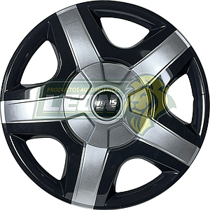 TAPON DE RIN 14” ABS LINEA BICOLOR GRIS/NEGRO SPORT 011 (JGO. c/4 pz.)