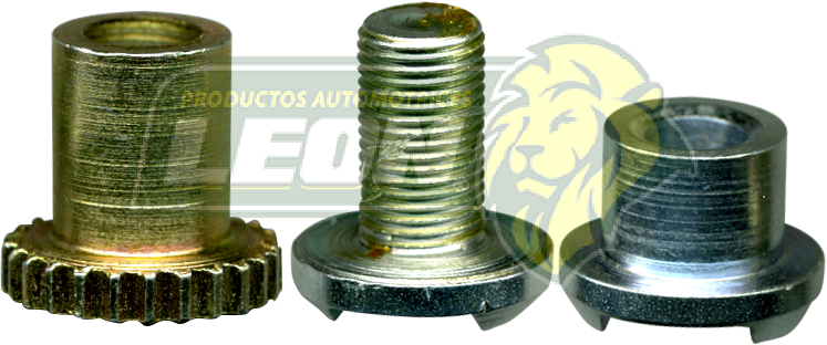 AJUSTADOR BALATA (L,R ) G.M. AVALANCHE 1500 02-10, SILVERADO 1500 06-07, EXPRESS VAN 1/2 Ton. 03-10, TAHOE 00-04, SAFARI 03-05, SAVANA 03-05, YUKON 00-03, YUKON 07-10 4WD, TRAIL BLAZER 02-09, SIERRA 1500 06-10 (JGO. HEMBRA, MACHO Y TAPON)