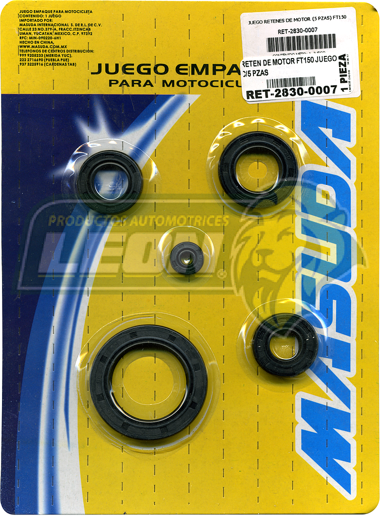 RETEN MOTOR FT150 C/5 PZAS