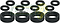 LIGAS INYECTORES VW SEDAN 1600 F.I., COMBI 1800, GOLF Y JETTA A3, DERBY 95-04 (KIT c/12 pzas.)