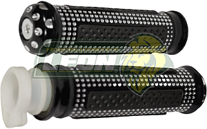 PUÑOS MSD-286 NEGRO C/PUNTOS PLATA 