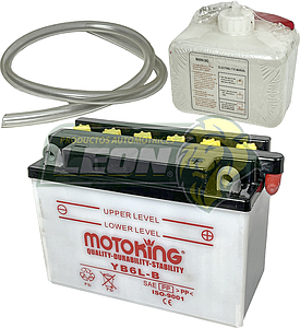BATERIA YB6L-B 12V C/ACIDO (BAT-6801-306) MOTOKING