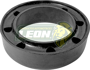 AUMENTO DE RESORTE P/AMORTIGUADOR UNIVERSAL CERRADO 1” 1/2 DE ALTURA (7 HOYOS) HULE NEGRO