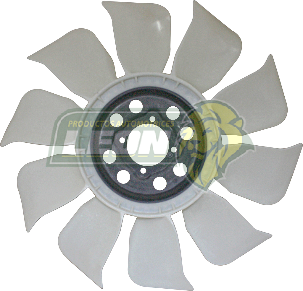 VENTILADOR NAILON FORD LOBO, SUPER DUTY, F150, F250, F350 V6 10 ASPAS ØI: 6.6 cm, ØE: 48 cm