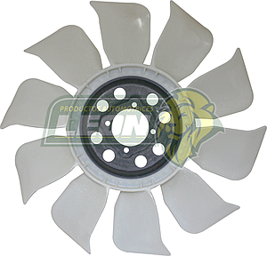 VENTILADOR NAILON FORD LOBO, SUPER DUTY, F150, F250, F350 V6 10 ASPAS ØI: 6.6 cm, ØE: 48 cm