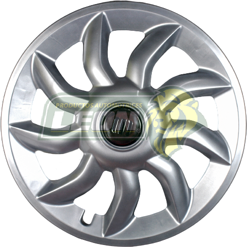 TAPON DE RIN 15” UNIVERSAL 9 BRAZOS CURVOS (JGO. c/4 pz.)