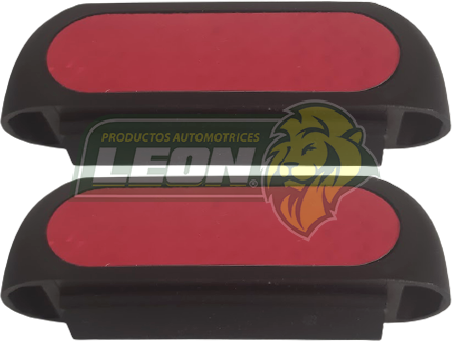 PROTECTOR P/PUERTA NEGRO REFLEJANTE ROJO