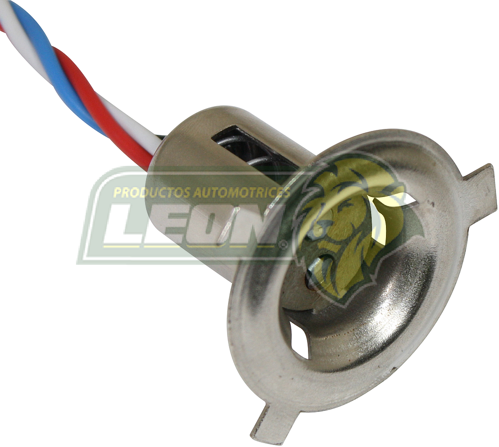 SOQUET 2 POLOS PARA MOTOCICLETAS (USA FOCOS 3535, 6235, 6245, 6260) “NIQUELADO”