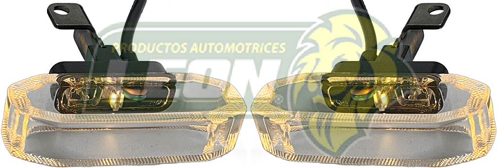 LUZ DIRECCIONAL PARA MOTO C/LUZ AMBAR 12V 2 PINES (JGO. C/2 pzas.)