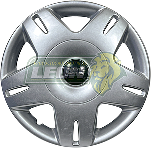 TAPON ABS GRIS T/ORIGINAL PLATINA 14"  (JGO. c/4 pz.)