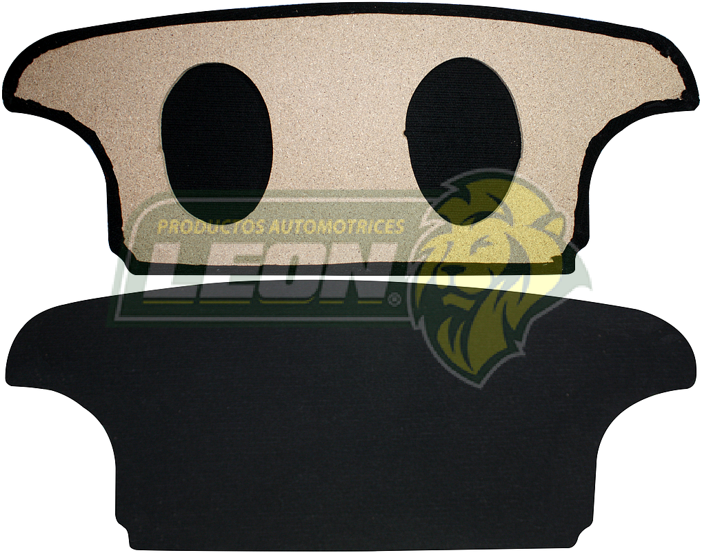 TAPA TRASERA P/BOCINAS ATOS ALFOMBRA NEGRA MOD. VIEJO