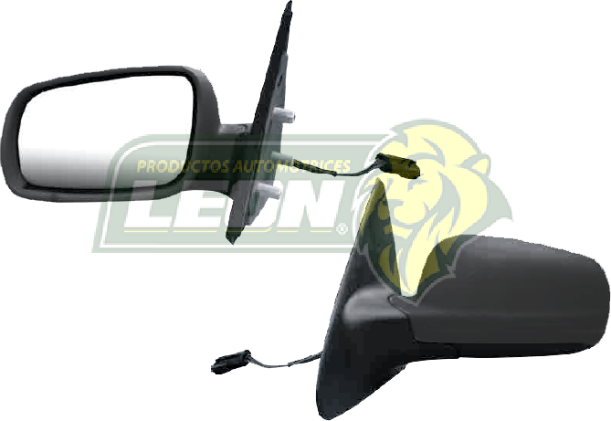 ESPEJO LATERAL VW POINTER 00- 2 PUERTAS P/PINTAR ABATIBLE ELÉCTRICO ORIGINAL (E-3109) (L)