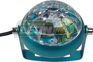 FARO DE LED PARA MOTO CARCAZA AZUL 30W